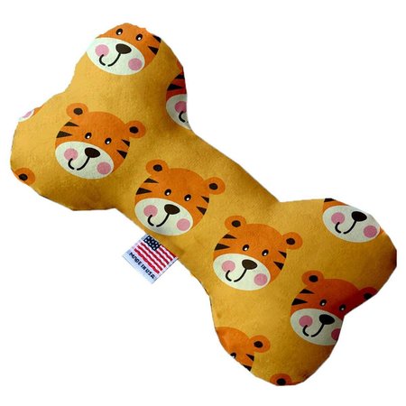 MIRAGE PET PRODUCTS Tally the Tiger Bone Dog Toy 6 in. 1172-TYBN6
